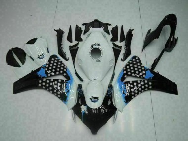 Branco Preto Injeção Kit Carenagem Moto CBR 1000RR 08-11