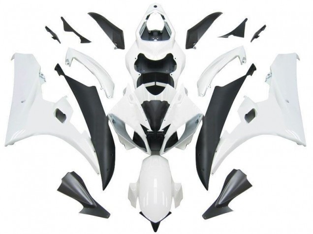 Branco Preto Kit Carenagem Moto R6 06-07 Branco Preto Kit Carenagem Moto R6 06-07