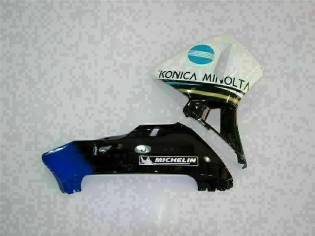 Branco Preto Kit Completo Carenagem Moto CBR 600RR 03-04
