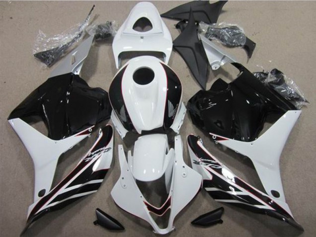 Branco Preto Kit Completo Carenagem Moto CBR 600RR 09-12