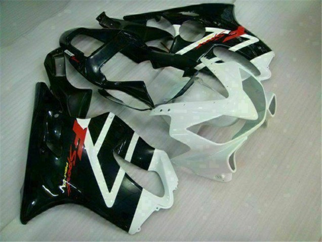 Branco Preto Kits Carenagem Moto CBR 600 F4i 01-03 Branco Preto Kits Carenagem Moto CBR 600 F4i 01-03