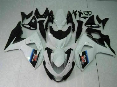 Branco Preto Moto Plásticos GSXR 1000 K9 09-16
