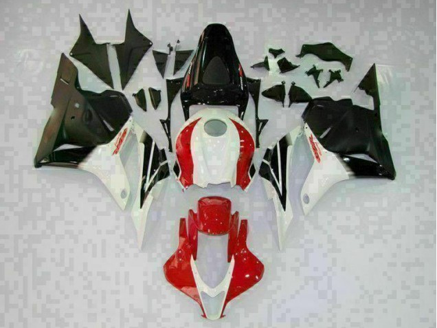 Branco Preto Vermelho Carenagem Moto CBR 600RR 09-12