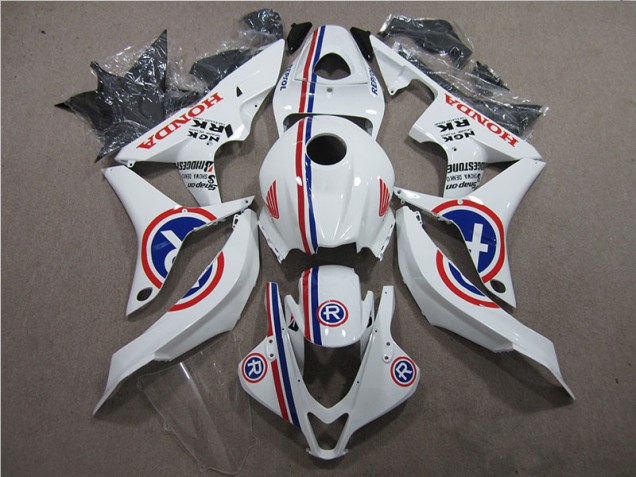 Branco R Carenagem Moto CBR 600RR 07-08