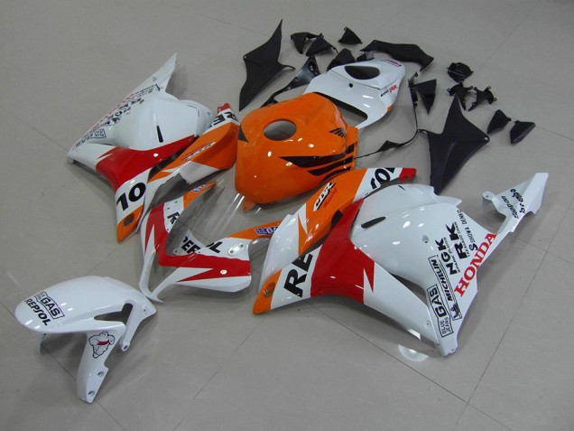 Branco Repsol Carenagem Moto CBR 600RR 09-12