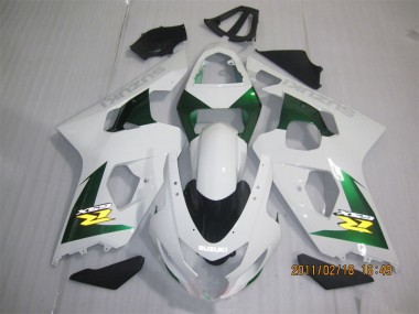 Branco Verde Carenagem Moto GSXR 600 K4 04-05