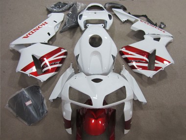 Branco Vermelho Abs Kits Completos Carenagem Moto CBR 600RR 05-06