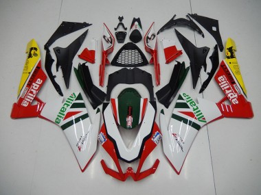 Branco Vermelho Alitalia Carenagem Moto GSXR 600 / 750 K1 K2 K3 01-03