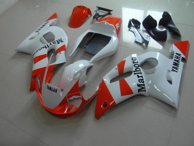 Branco Vermelho Marlboro Carenagem Moto R6 98-02