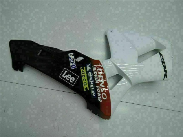 Branco Vermelho Preto Lee Carenagem Moto CBR 600RR 05-06