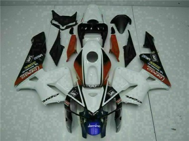 Branco Vermelho Preto Lee Carenagem Moto CBR 600RR 05-06