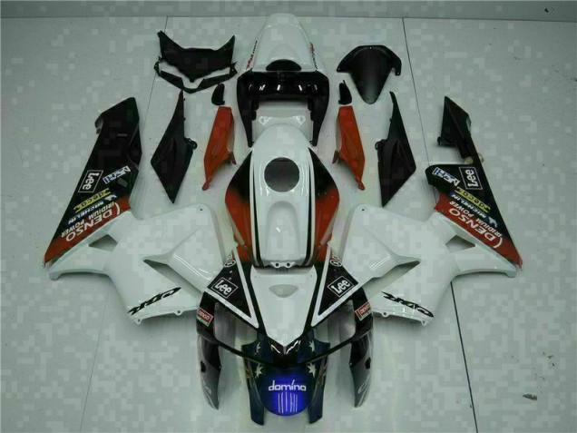 Branco Vermelho Preto Lee Carenagem Moto CBR 600RR 05-06