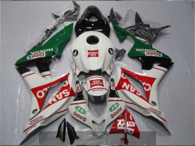Branco Vermelho Verde San Carlo Castrol Carenagem Moto CBR 600RR 07-08