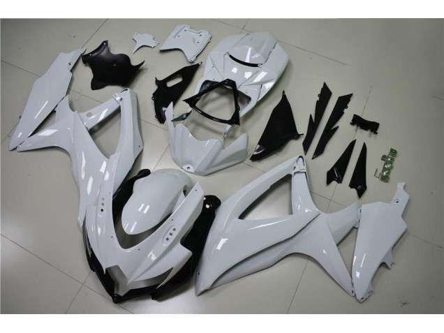 Brilhante Branco Carenagem Moto GSXR 600 / 750 K8 08-10