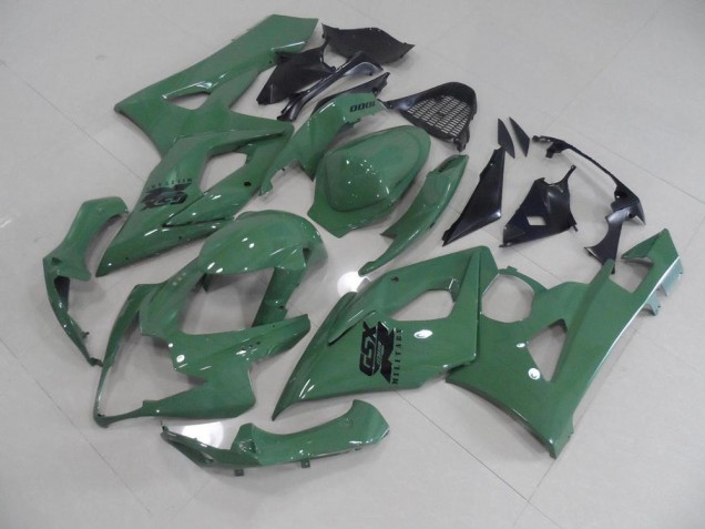 Brilhante Exército Verde Carenagem Moto GSXR 1000 K5 05-06