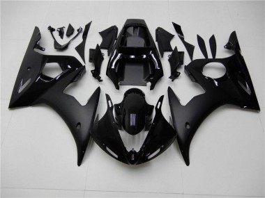 Brilhante Preto Fosco Carenagem Moto R6 03-05