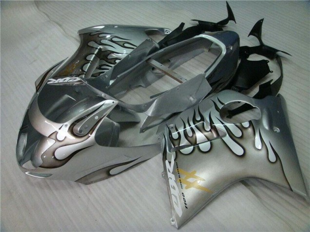 Chama Prata Cinzento Carenagem Moto CBR 1100 XX 96-07 Chama Prata Cinzento Carenagem Moto CBR 1100 XX 96-07