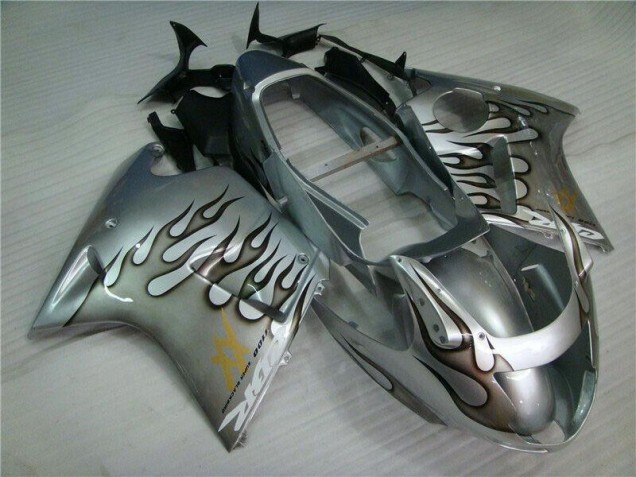 Chama Prata Cinzento Carenagem Moto CBR 1100 XX 96-07 Chama Prata Cinzento Carenagem Moto CBR 1100 XX 96-07