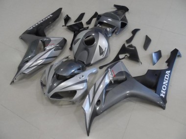 Cinzento Prata & Preto Fosco Carenagem Moto CBR 1000RR 06-07