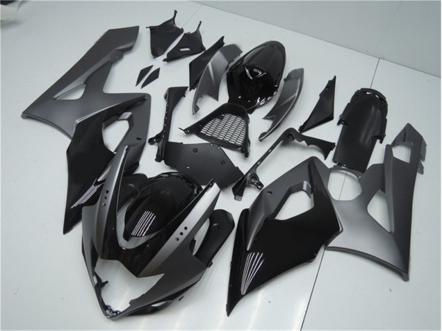Cinzento Preto Kits Carenagem Moto GSXR 1000 K5 05-06