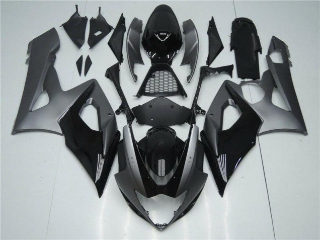 Cinzento Preto Kits Carenagem Moto GSXR 1000 K5 05-06
