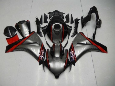 Cinzento Vermelho Preto Carenagem Moto CBR 1000RR 08-11
