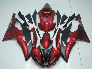 Doce Vermelho & Preto Carenagem Moto R6 08-16