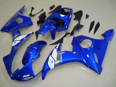 Estilo OEM Azul Carenagem Moto R6 03-05