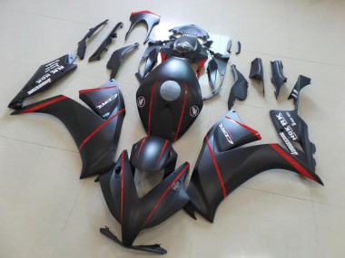 Fosco Bladk & Vermelho Listra Carenagem Moto CBR 1000RR 12-16