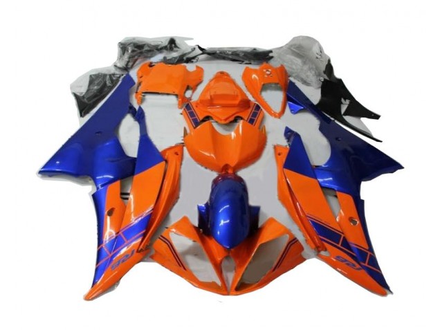 Laranja Azul Carenagem Moto R6 08-16
