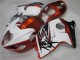 Laranja Branco Preto Carenagem Moto GSXR 1300 Hayabusa 96-07