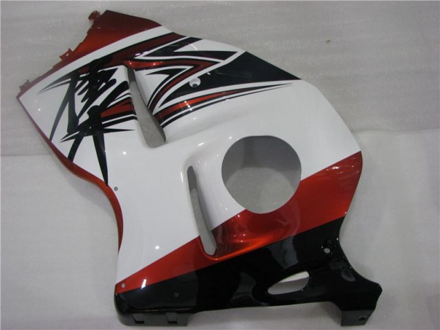 Laranja Branco Preto Carenagem Moto GSXR 1300 Hayabusa 96-07