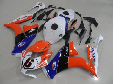 Laranja Branco TT Legend Carenagem Moto CBR 1000RR 12-16