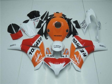 Laranja Branco Vermelho Repsol Carenagem Moto CBR 1000RR 08-11