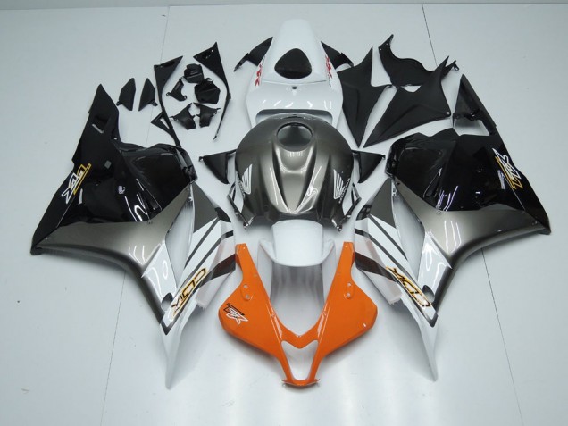 Laranja Cinzento Preto Kits Completo Carenagem Moto CBR 600RR 09-12 Laranja Cinzento Preto Kits Completo Carenagem Moto CBR 600RR 09-12