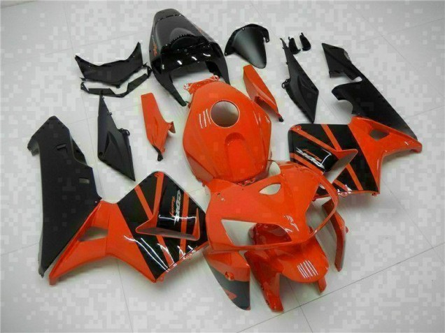 Laranja Kit Carenagem Moto CBR 600RR 05-06 Laranja Kit Carenagem Moto CBR 600RR 05-06