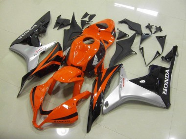 Laranja Prata Preto Injeção Kit Carenagem Moto CBR 600RR 07-08