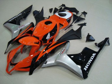 Laranja Prata Preto Injeção Kits Carenagem Moto CBR 600RR 07-08