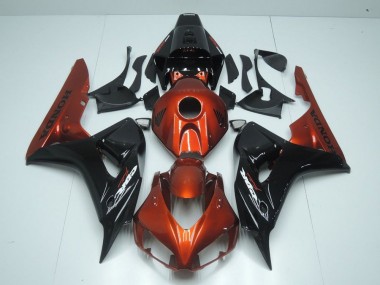 Laranja & Preto Carenagem Moto CBR 1000RR 06-07