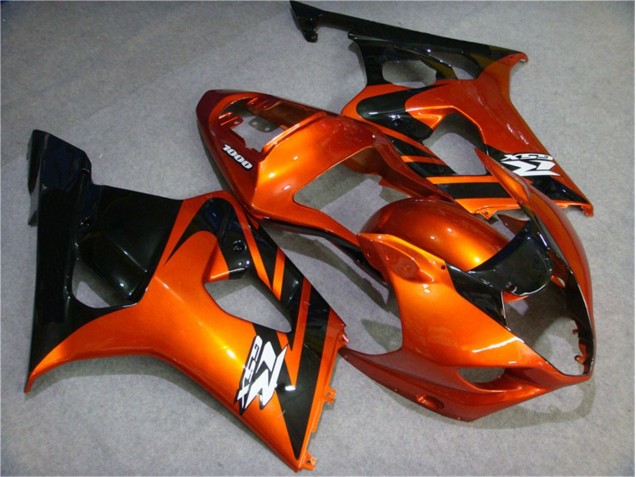 Laranja Preto Carenagem Moto GSXR 1000 K3 03-04