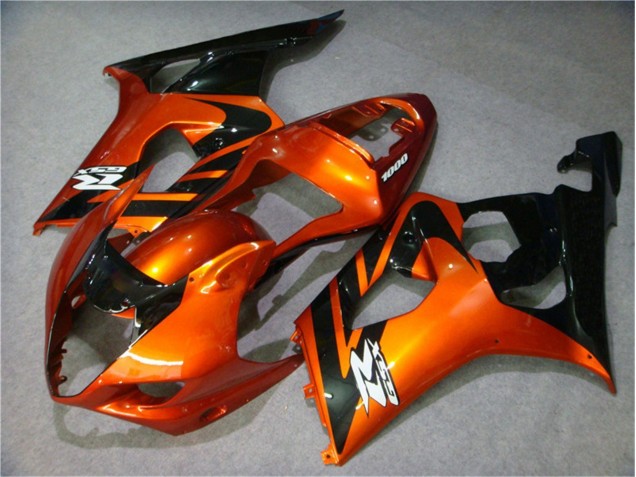 Laranja Preto Carenagem Moto GSXR 1000 K3 03-04