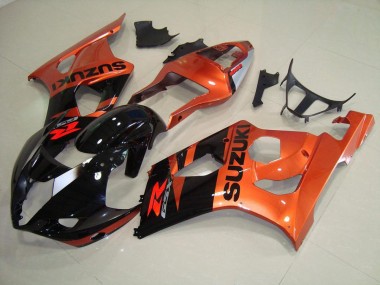 Laranja & Preto Carenagem Moto GSXR 1000 K3 03-04