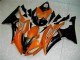 Laranja Preto Carenagem Moto R6 08-16