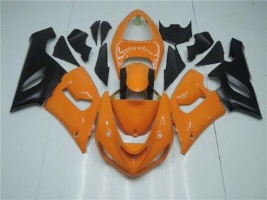 Laranja Preto Carenagem Moto ZX6R 05-06
