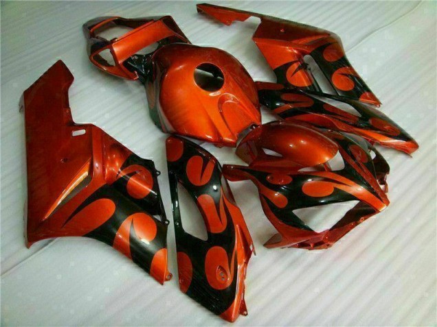 Laranja Preto Kit Carenagem Moto CBR 1000RR 04-05 Laranja Preto Kit Carenagem Moto CBR 1000RR 04-05