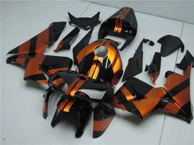 Laranja Preto Kit Carenagem Moto CBR 600RR 05-06 Laranja Preto Kit Carenagem Moto CBR 600RR 05-06