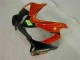 Laranja Preto Kit Completo Carenagem Moto CBR 600 F4i 01-03