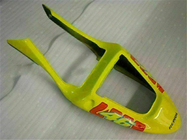 Laranja Preto Kit Completo Carenagem Moto CBR 600 F4i 01-03