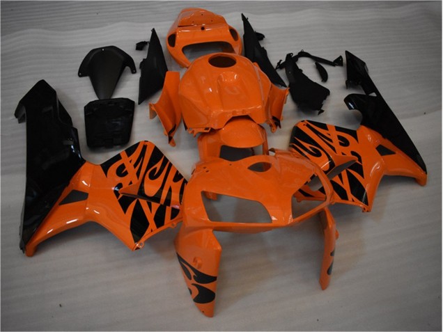 Laranja Preto Kits Carenagem Moto CBR 600RR 05-06 Laranja Preto Kits Carenagem Moto CBR 600RR 05-06