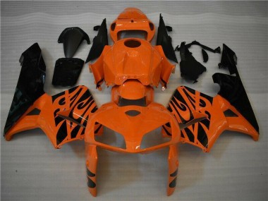 Laranja Preto Kits Carenagem Moto CBR 600RR 05-06